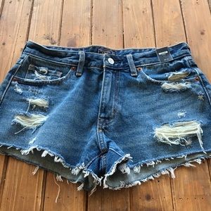 Abercrombie and Fitch Low Rise Denim Short